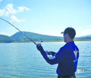 The big bass in Lake Moogerah will fight hard but the water is open and snag-free.